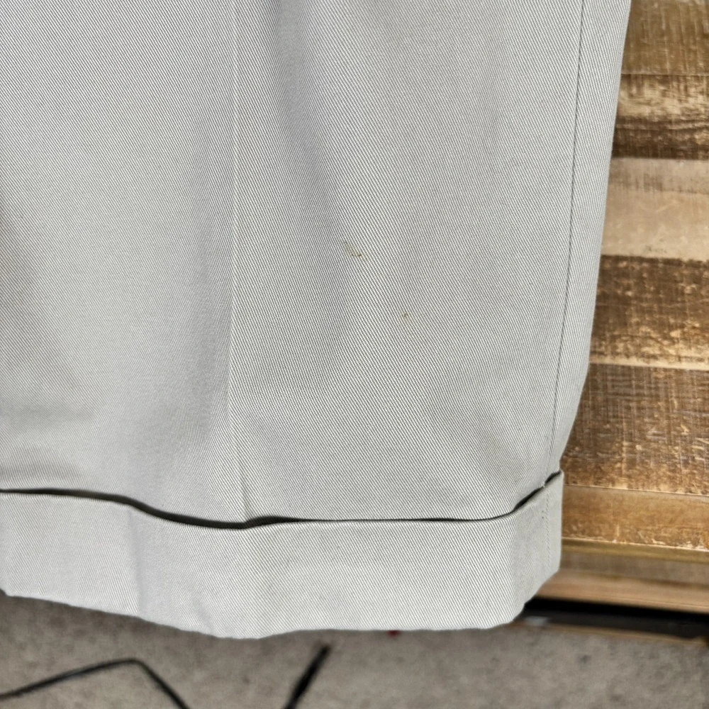 Brooks Brothers Elliott Advantage Chino Pants‎ Pleated Mens 37x32 Khaki Stretch